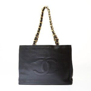 Chanel Tote Deca Coco Chain Lambskin